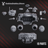 Tabletop Terrain Miniature Hovercraft Tank Solpuga D-10