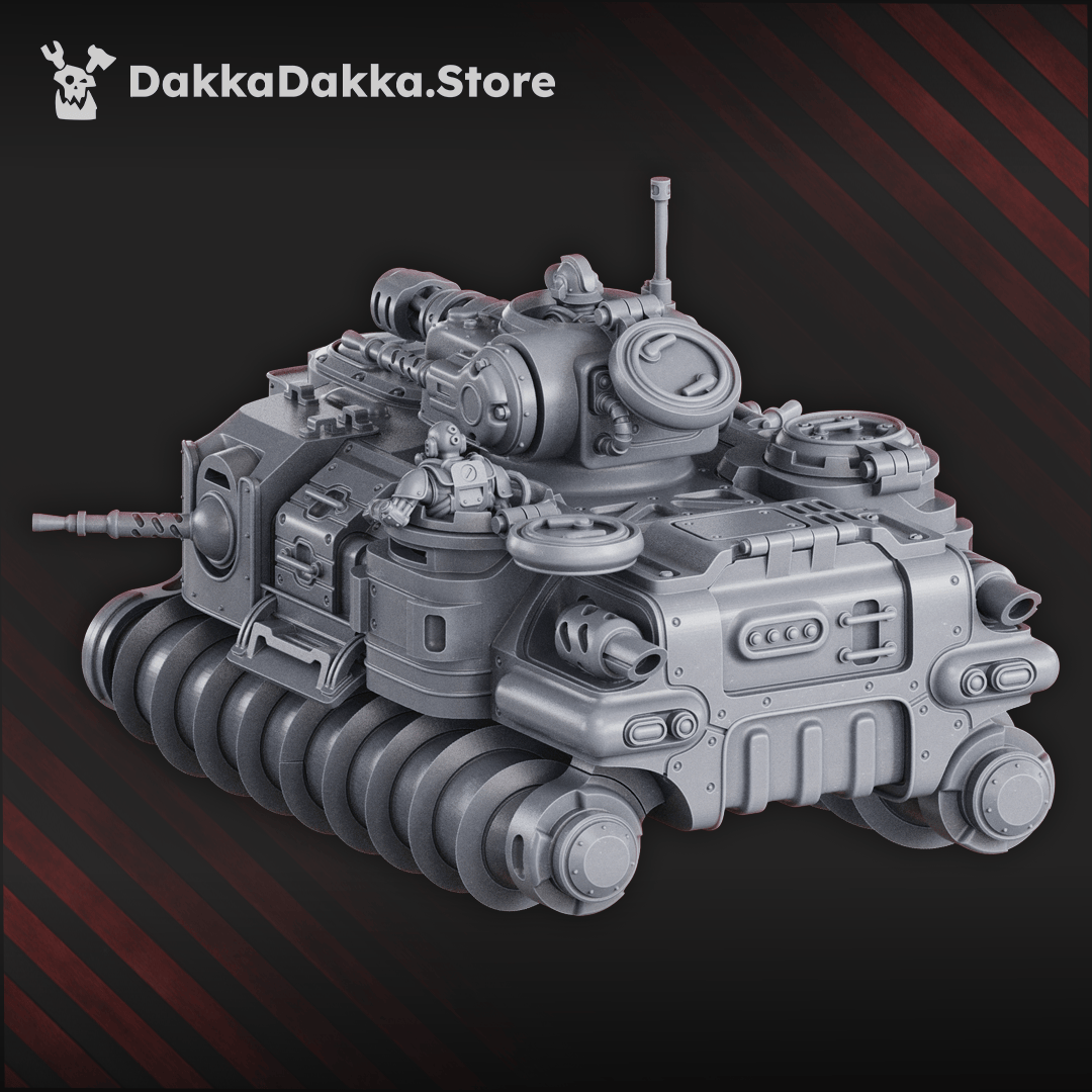 Tabletop Terrain Miniature Hovercraft Tank Solpuga D-10