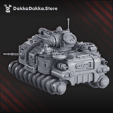 Tabletop Terrain Miniature Hovercraft Tank Solpuga D-10