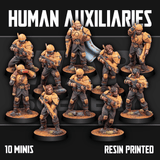 Tabletop Terrain Miniature Human Auxiliaries