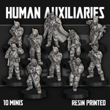 Tabletop Terrain Miniature Human Auxiliaries