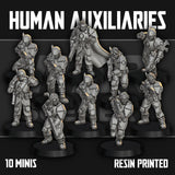 Tabletop Terrain Miniature Human Auxiliaries
