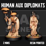 Tabletop Terrain Miniature Human Auxiliary Diplomats