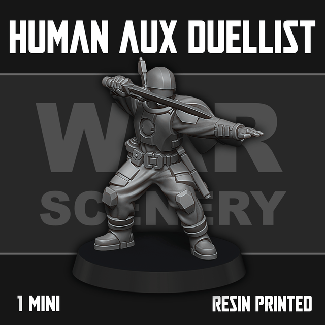 Tabletop Terrain Miniature Human Auxiliary Duelist