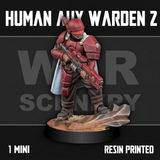 Tabletop Terrain Miniature Human Auxiliary Firewarden 2