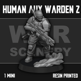 Tabletop Terrain Miniature Human Auxiliary Firewarden 2