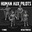 Tabletop Terrain Miniature Human Auxiliary Pilots