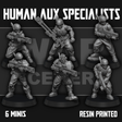 Tabletop Terrain Miniature Human Auxiliary Specialists