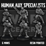 Tabletop Terrain Miniature Human Auxiliary Specialists