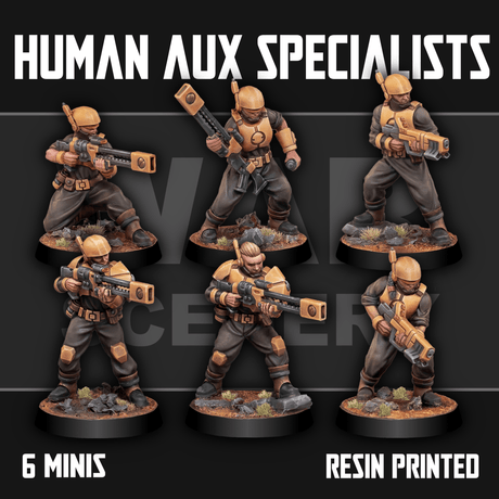 Tabletop Terrain Miniature Human Auxiliary Specialists