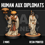 Tabletop Terrain Miniature Human Auxuliary Diplomats