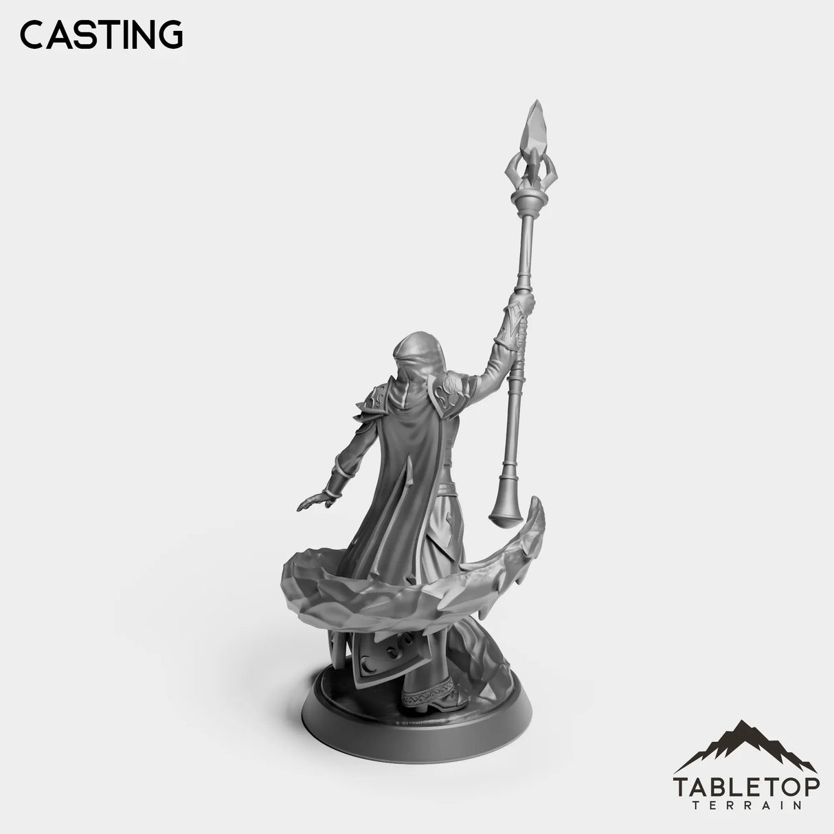 Tabletop Terrain Miniature Human Frost Sorceress