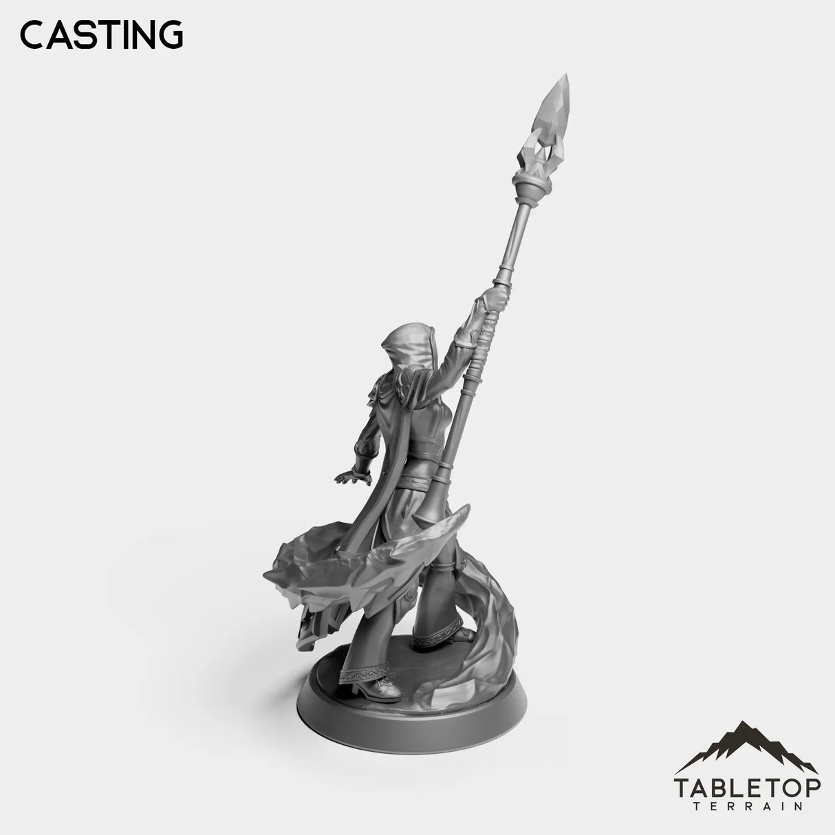 Tabletop Terrain Miniature Human Frost Sorceress