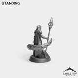 Tabletop Terrain Miniature Human Frost Sorceress