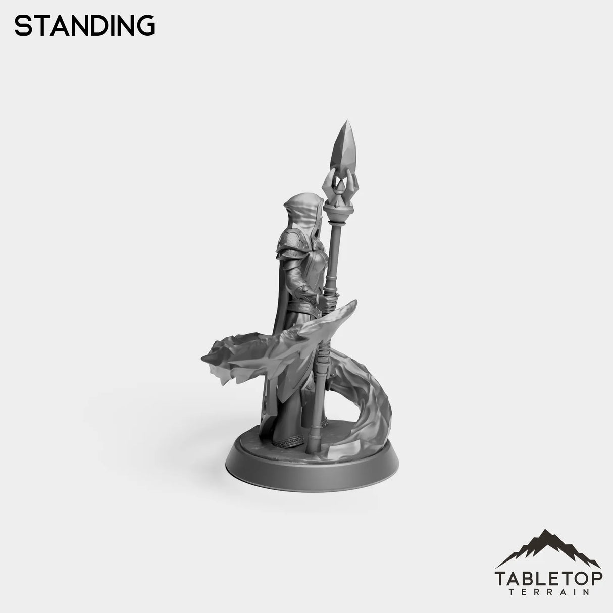 Tabletop Terrain Miniature Human Frost Sorceress