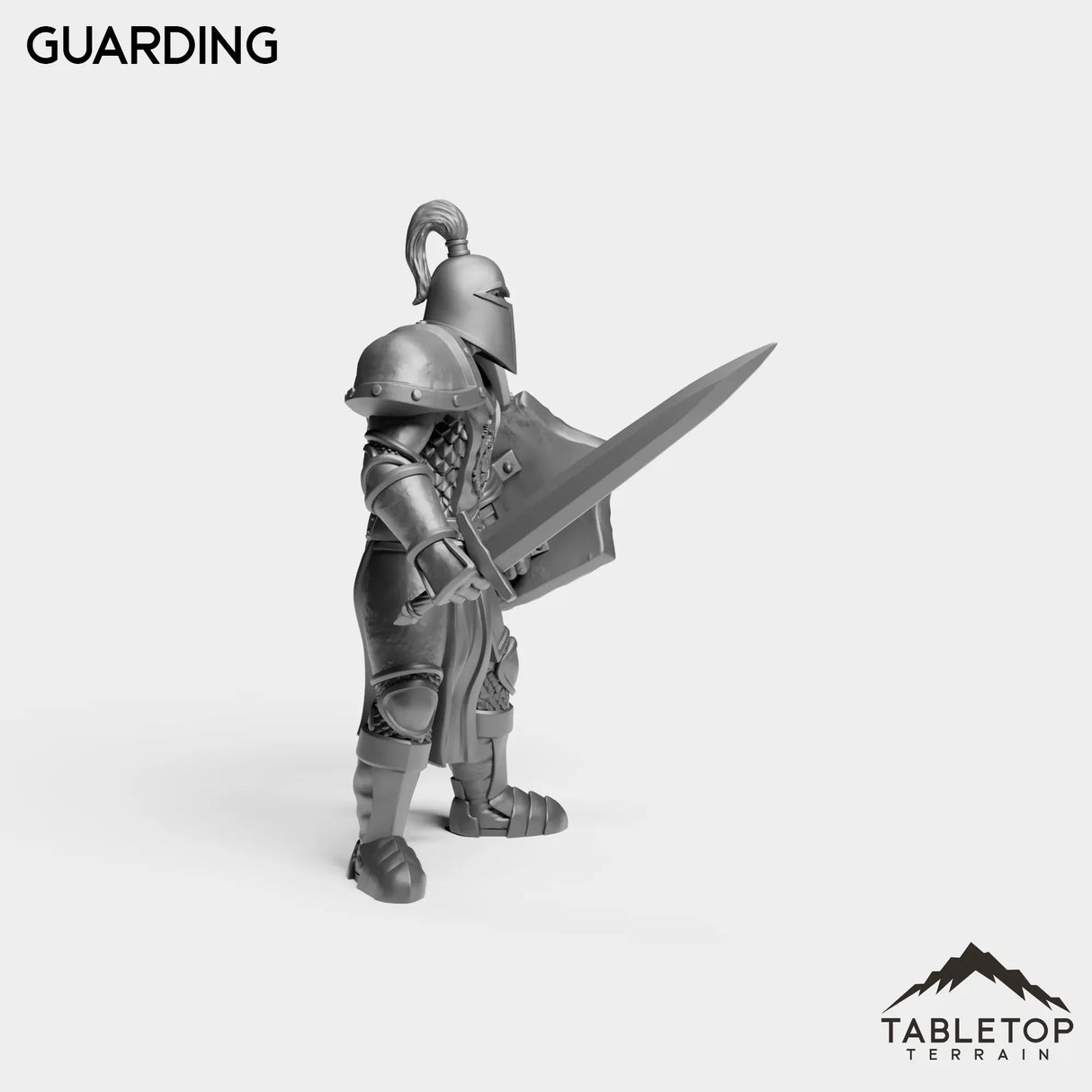 Tabletop Terrain Miniature Human Guard