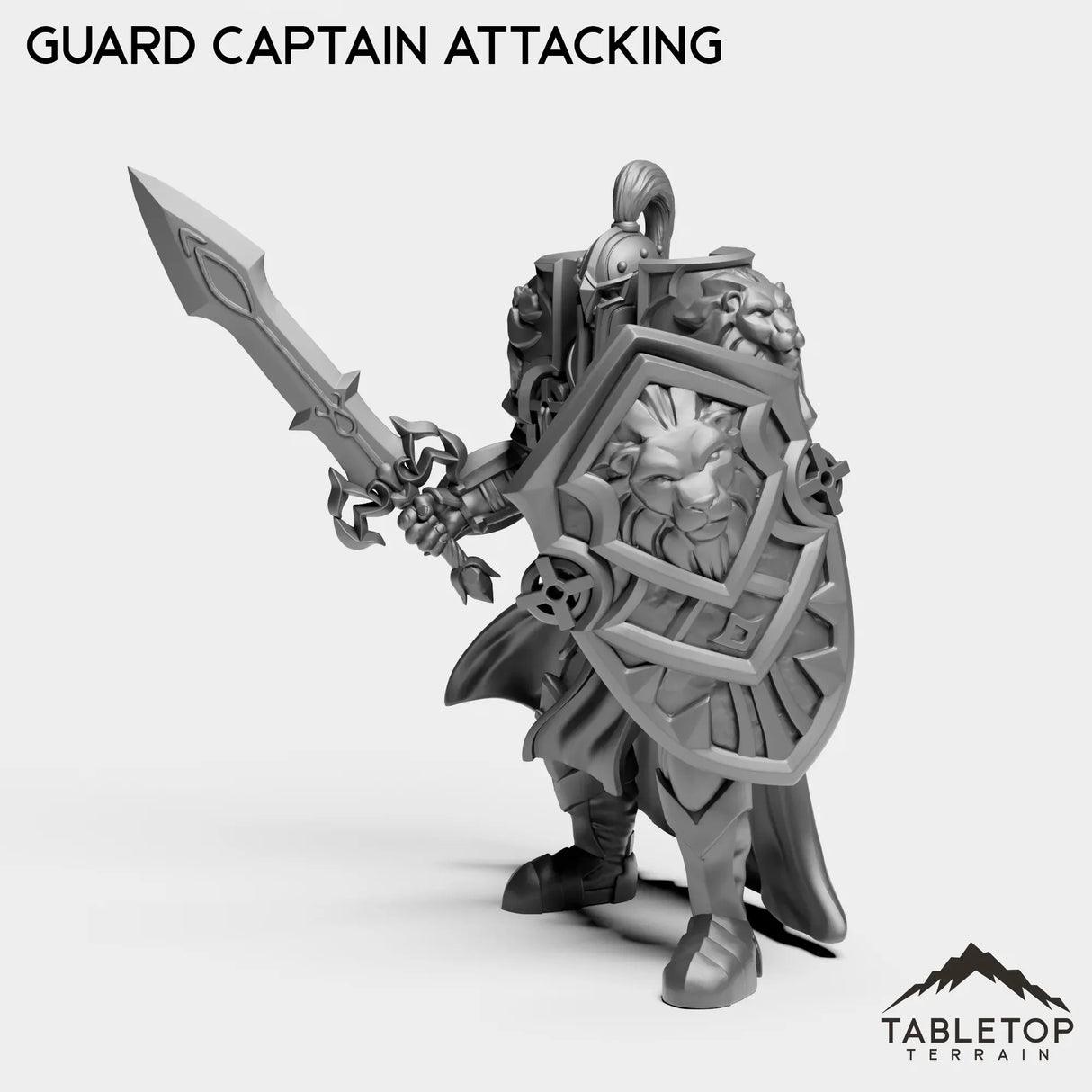 Tabletop Terrain Miniature Human Guard Captain