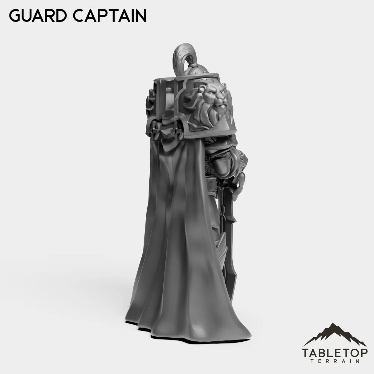 Tabletop Terrain Miniature Human Guard Captain
