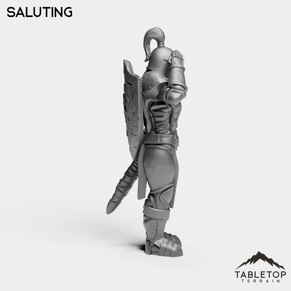 Tabletop Terrain Miniature Human Guard Female