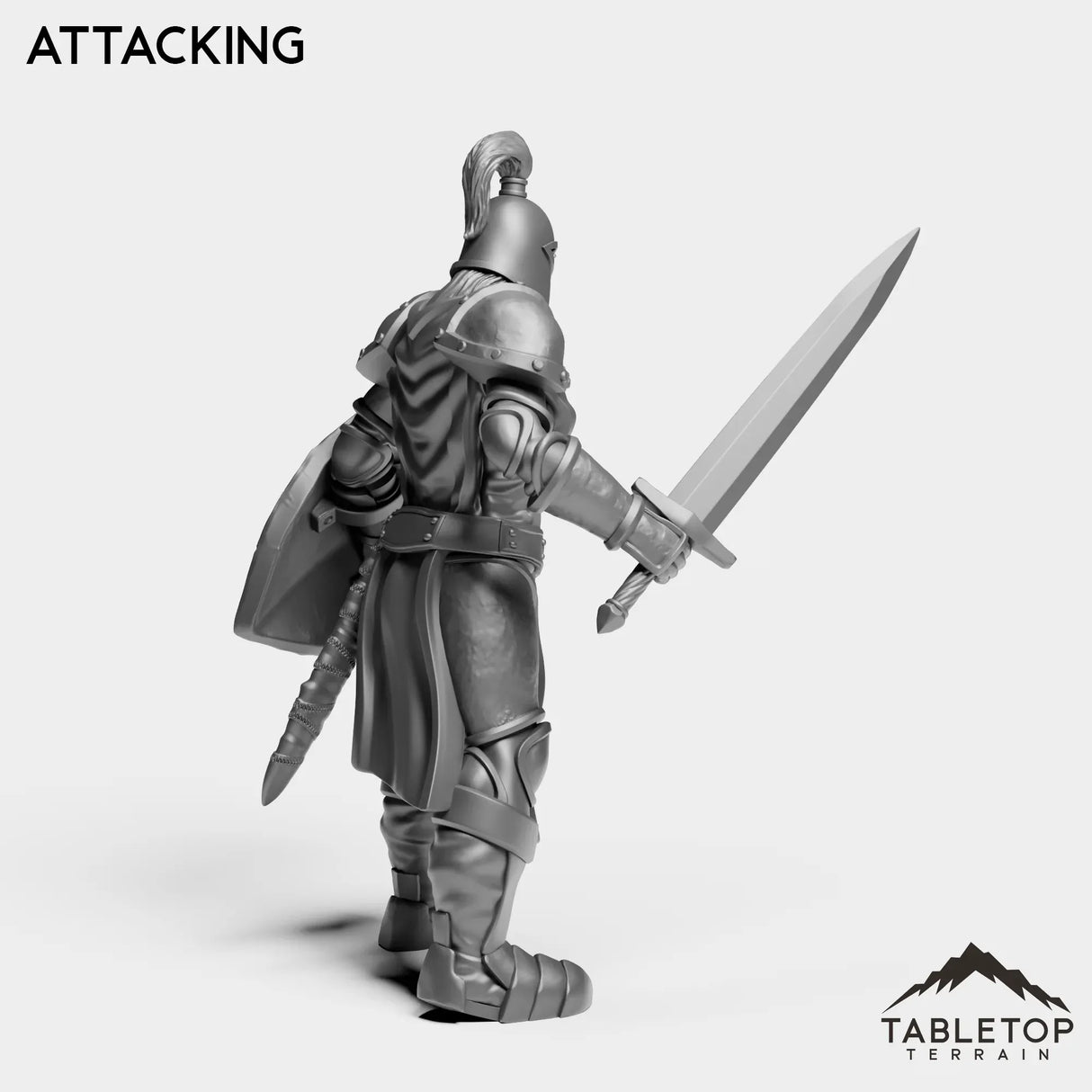 Tabletop Terrain Miniature Human Guard Female