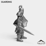 Tabletop Terrain Miniature Human Guard Female