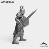 Tabletop Terrain Miniature Human Guard Female