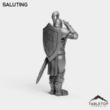 Tabletop Terrain Miniature Human Guard Female