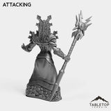 Tabletop Terrain Miniature Human Mage Tier 1 Female