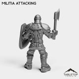 Tabletop Terrain Miniature Human Militia