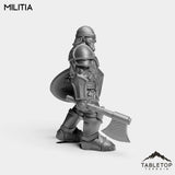 Tabletop Terrain Miniature Human Militia