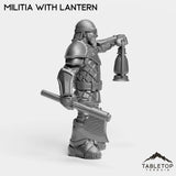 Tabletop Terrain Miniature Human Militia