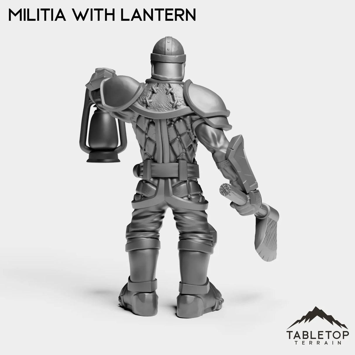 Tabletop Terrain Miniature Human Militia