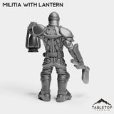 Tabletop Terrain Miniature Human Militia