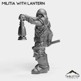 Tabletop Terrain Miniature Human Militia