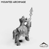 Tabletop Terrain Miniature Human Mounted Archmage