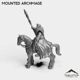 Tabletop Terrain Miniature Human Mounted Archmage