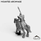 Tabletop Terrain Miniature Human Mounted Archmage