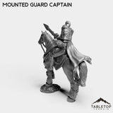 Tabletop Terrain Miniature Human Mounted Guard Captain