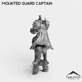 Tabletop Terrain Miniature Human Mounted Guard Captain