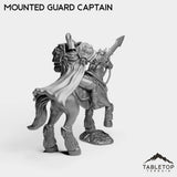 Tabletop Terrain Miniature Human Mounted Guard Captain