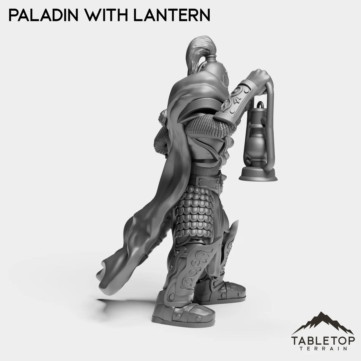 Tabletop Terrain Miniature Human Paladin