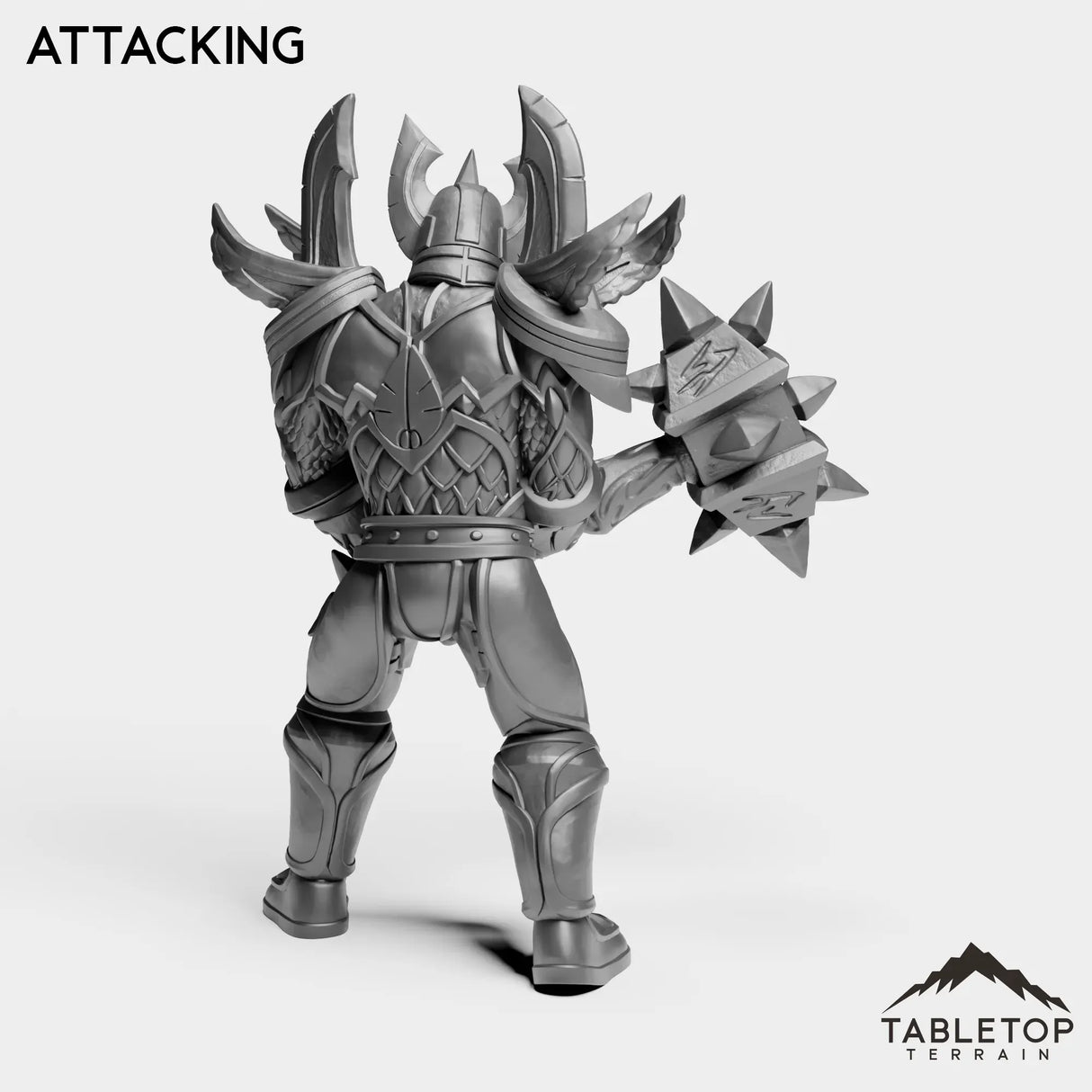 Tabletop Terrain Miniature Human Paladin Tier 1