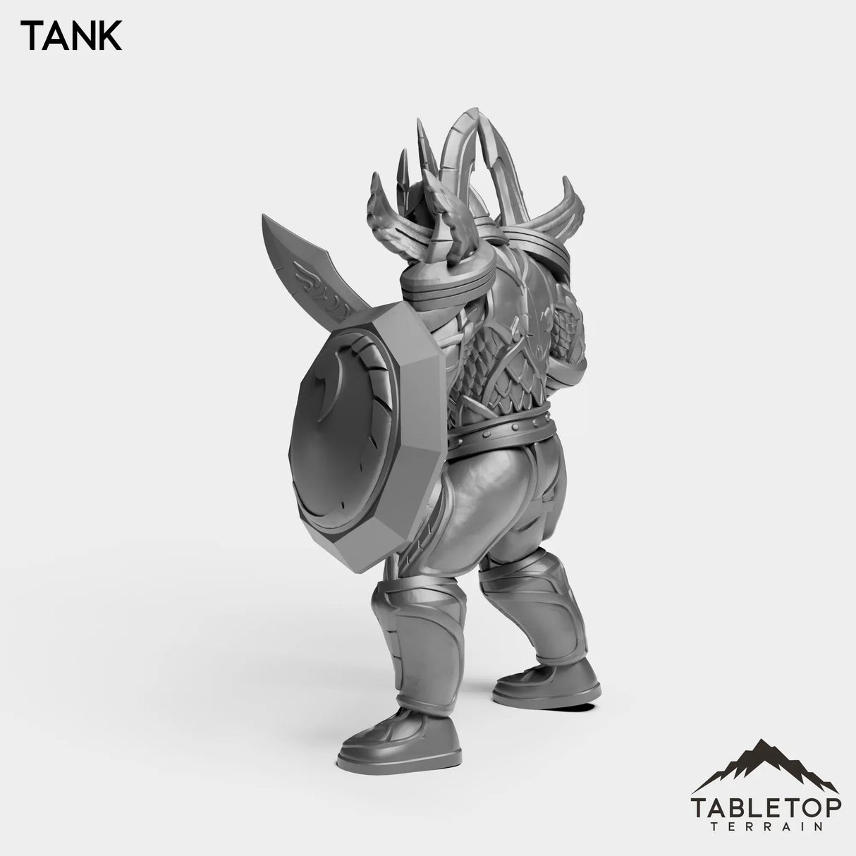 Tabletop Terrain Miniature Human Paladin Tier 1