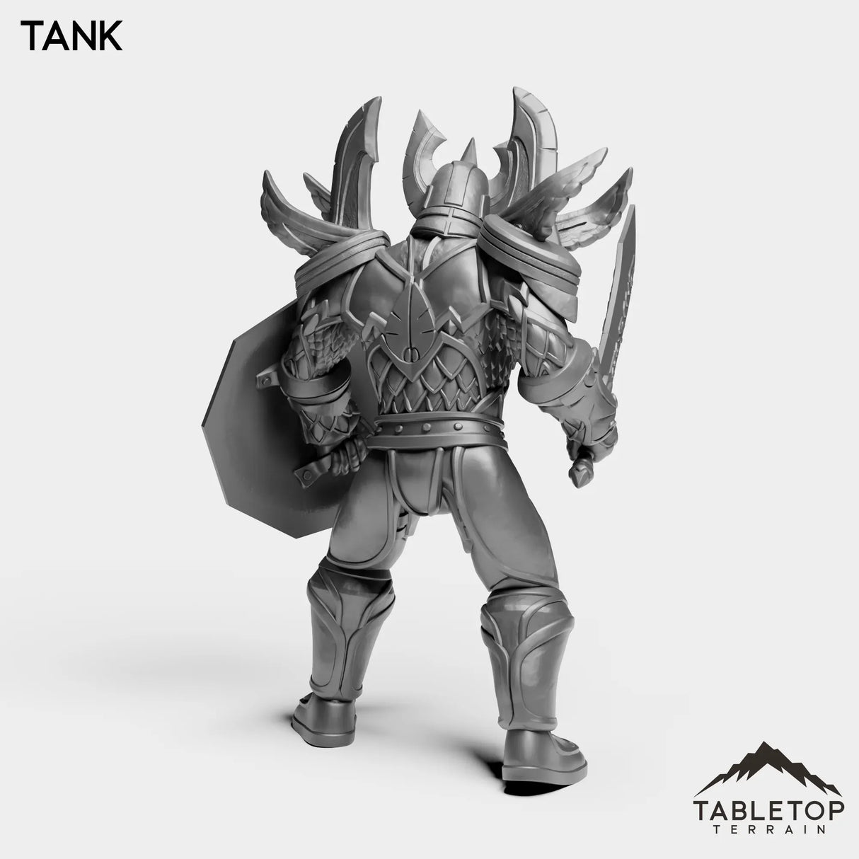 Tabletop Terrain Miniature Human Paladin Tier 1