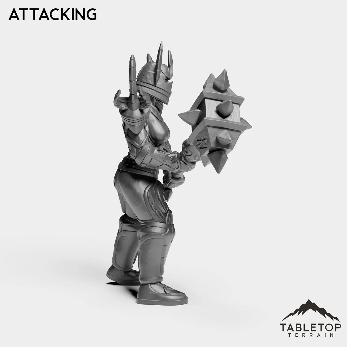Tabletop Terrain Miniature Human Paladin Tier 1 Female