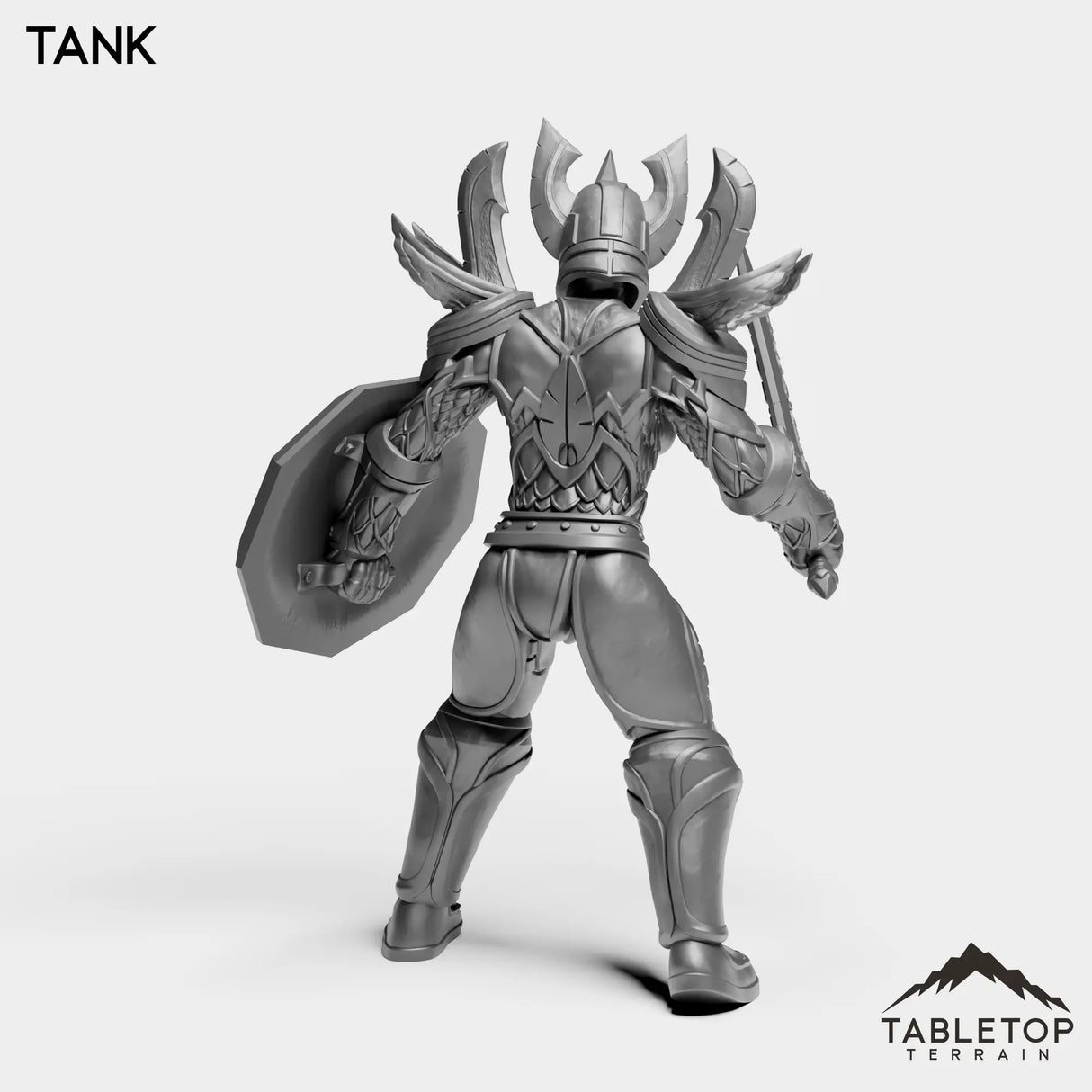 Tabletop Terrain Miniature Human Paladin Tier 1 Female