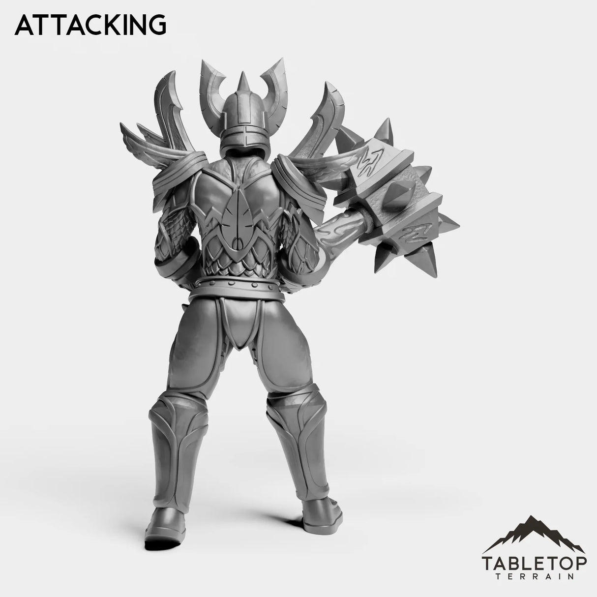 Tabletop Terrain Miniature Human Paladin Tier 1 Female