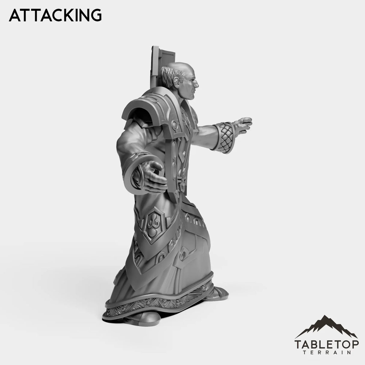Tabletop Terrain Miniature Human Priest Tier 1