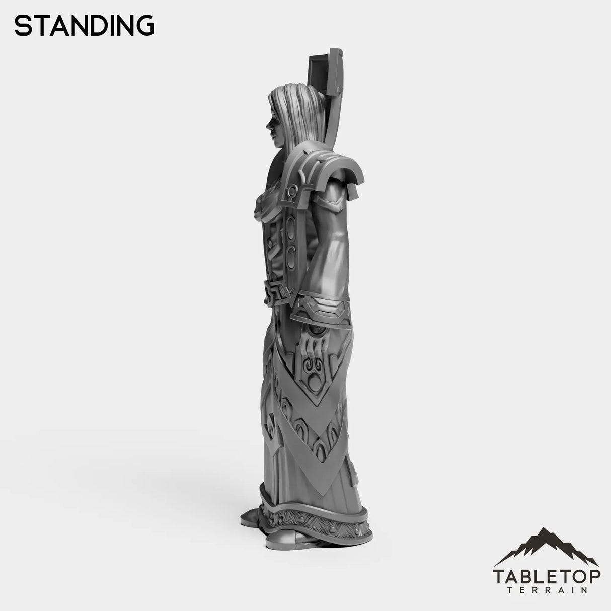 Tabletop Terrain Miniature Human Priest Tier 1 Female