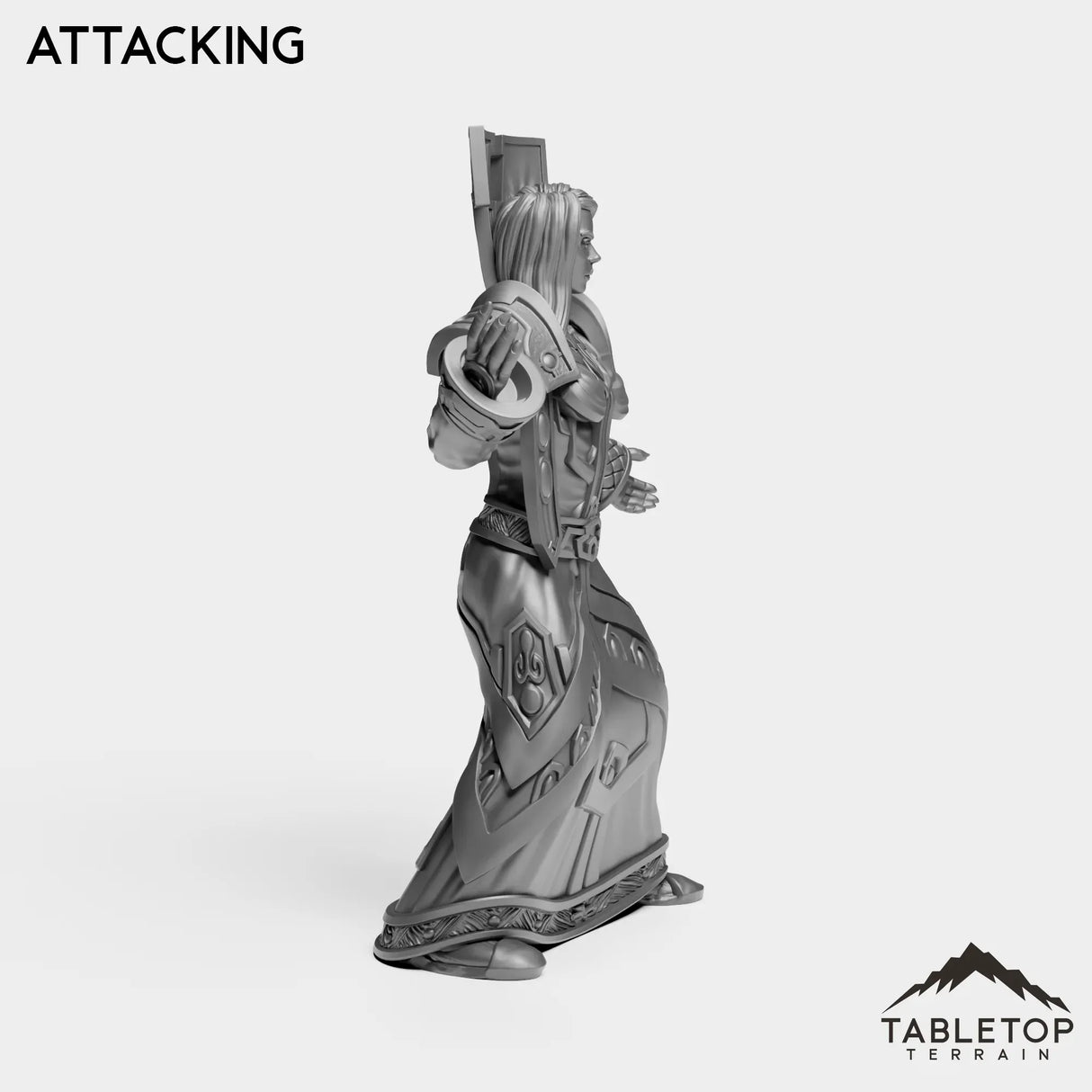 Tabletop Terrain Miniature Human Priest Tier 1 Female